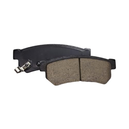 Image of Detroit Axle - Rear Ceramic Brake Pads for 2014 2015 2016 | Chevrolet Spark EV, Brake Pads with Hardware Assembly Replacement