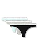 Calvin Klein Balance Cotton Stretch Thong Panties, 3 Pack