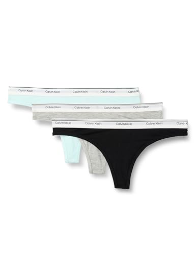 Calvin Klein Balance Cotton Stretch Thong Panties, 3 Pack