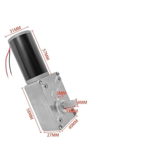 Moteur à vis sans fin 12V 258 RPM 5840-31ZY à fort couple pour vos motorisations - 3