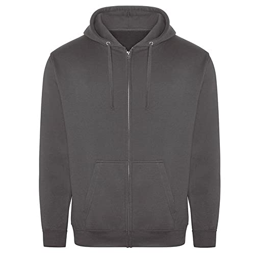 Image of PRO RTX Mens Full Zip Hoodie (M) (Charcoal)
