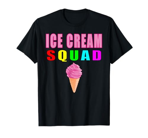 Ice Cream Squad helado Chicas Camiseta