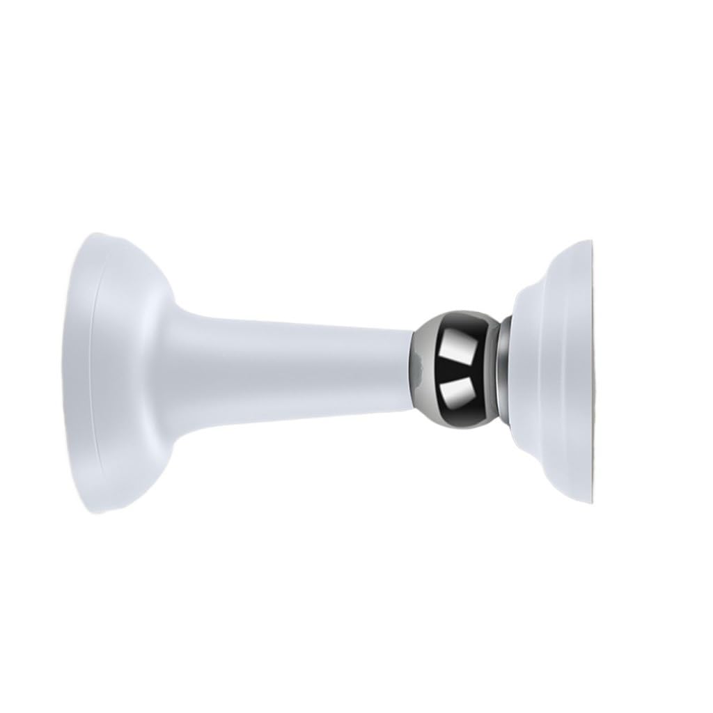 Supports de porte magnétiques en alliage de zinc blanc au design minimaliste chic