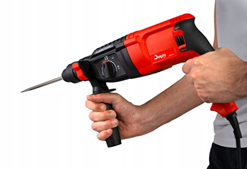 Delphi Bohrhammer, Schlagbohrhammer, SDS plus power, Bohren, Schmieden, 2600 W, 4J, großer Satz, Schlagzahl: 4000/min, Selbstklemmendes Bohrfutter, 4 Betriebsarten hammer drill – Bild 7