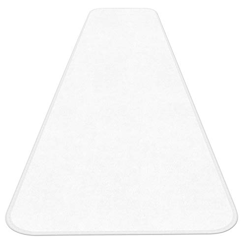 House, Home and More White Carpet Aisle Runner - 4 Feet x 20 Feet