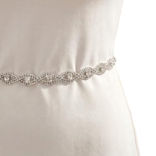 Rhinestone Chain Dress Belt