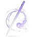 Stift für Tablet, Pencil für Touchscreens, Kompatibel mit iPhone/Samsung/Huawei/Lenov... Smartphone, Magnetischer Stift Wiederaufladbarer Tablet Schreibstift-Farbverlauf Lila
