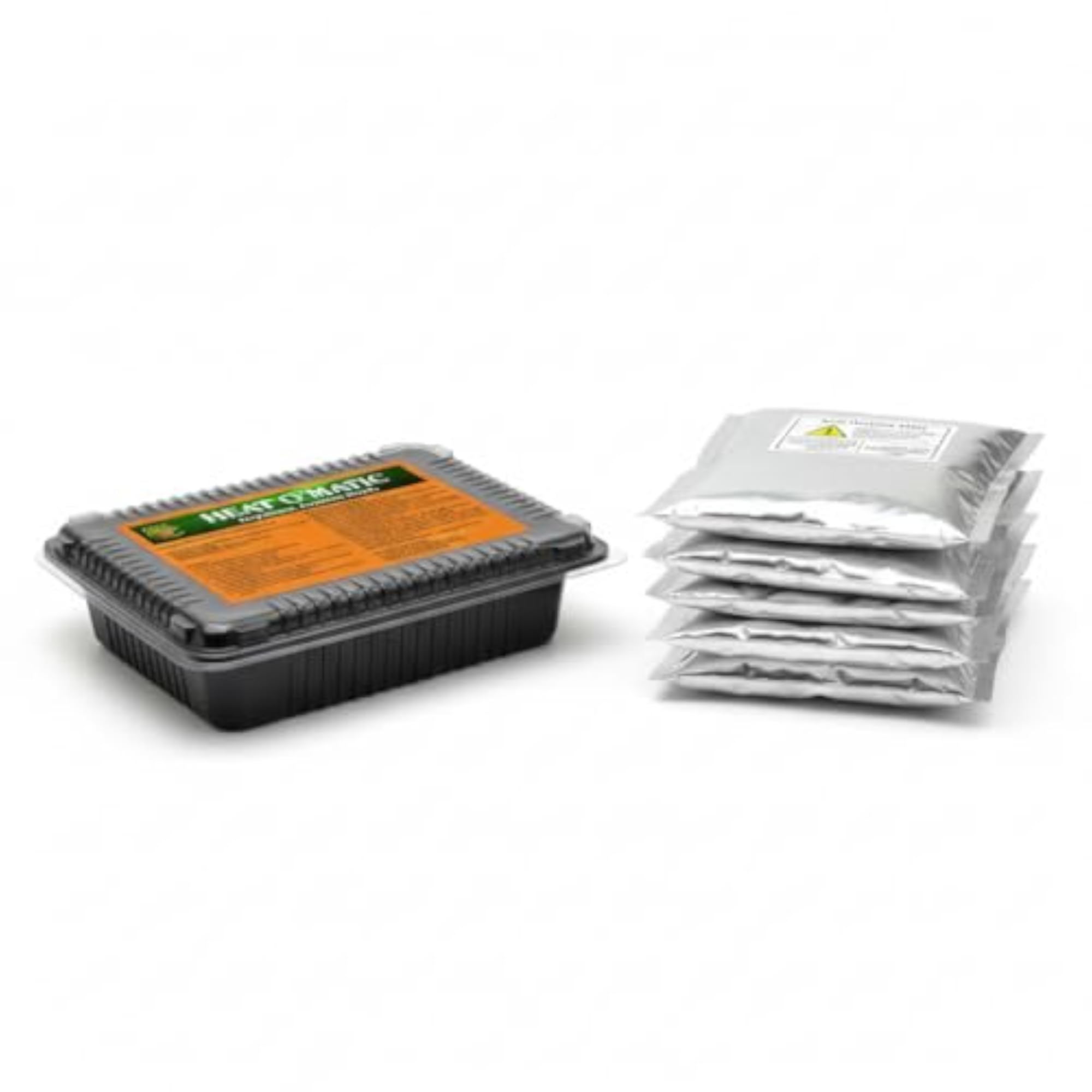 Reusable Food Box with 5 Self-Heating Food Pouches