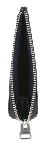 Harley-Davidson Men's Classic Genuine Pebble Leather B&S Zip Card Case - Black2