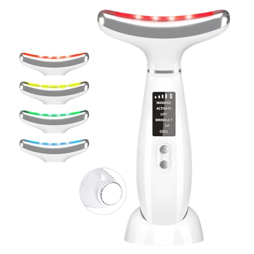 Red Light Therapy for Face and Neck, Portable Face Massager