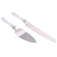 Algopix Similar Product 20 - Aveks Wedding Cake Knife and Server Set