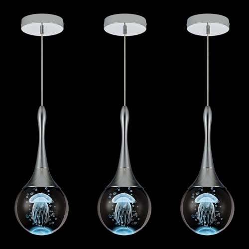 Kackae Jellyfish Crystal Pendant Lights