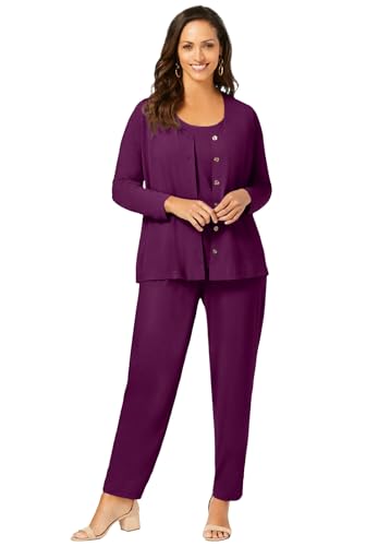 Jessica London Women's Plus Size 4-Piece Stretch Knit Wardrober