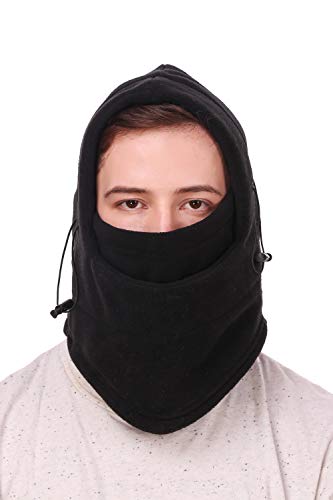 New Black Fleece Thermal Full Face Mask Balaclava Outdoor Winter Sport Snowboard Ski
