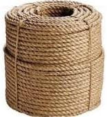 EVERSTRONG 100% Manila Twisted Rope in 600 Ft Coil x Various Sizes, 3/8",1/2", 5/8",3/4",1",1-1/4",2" (3/4")