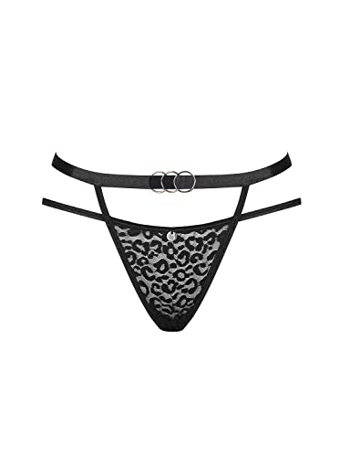 Obsessive Slip Bagirela, Schwarz, L/XL