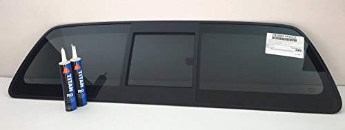 Oem Sliding Back Window Glass Back Slider Compatible With Nissan Frontier Pickup 2005-2021 Models/Suzuki Equator 2009-2012 Models #TOP1