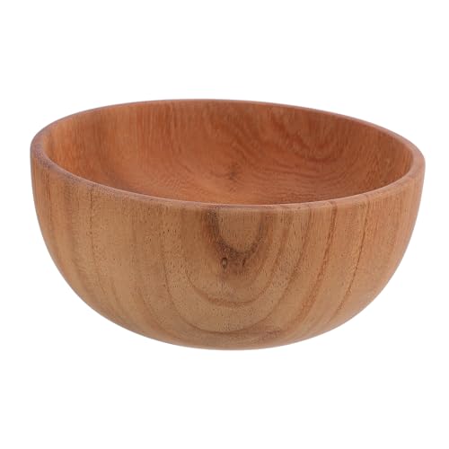 OUNONA Ciotola Di Legno Grande Ciotola Per Insalata Fruttiera in Legno Per Impasto Per Cibo Elegante
