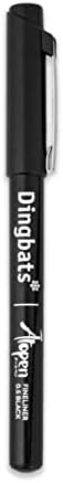 Dingbats - Ātopen Fineliner Pen - Black Fineliner - Fineliner Pen - Pen for Calligraphy and Art Drawings - Art Supplies