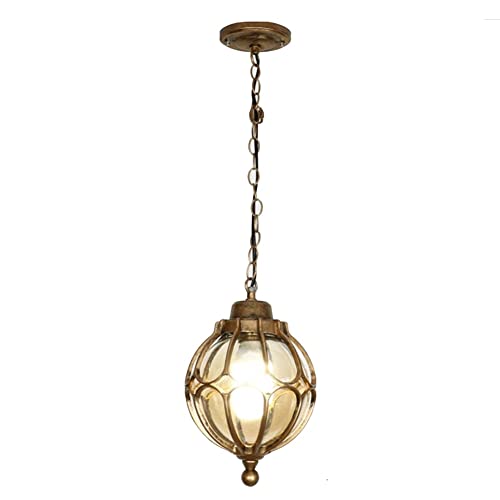 Lustre extérieur pour cour de vigne et pergola au style continental vintage