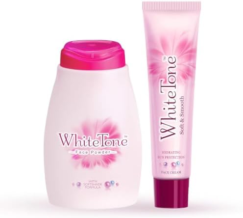 White Tone Face Powder And Face Cream Combo (30 g+25 g) (55 g)