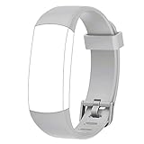 ▶ Verschiedene Farben YAMAY Ersatz Armband für das SW336 Fitness Tracker (Grau)