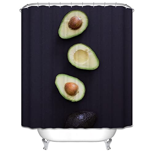 Rideau de douche avocat KnSam en polyester 180x200 cm imperméable - 3