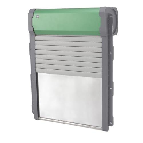 ZJchao Porte Automatique de Poulailler Solaire avec Minuterie, Capteur de Lumière et Télécommande, Ouvre-Porte Automatique étanche pour la Ventilation du Poulailler