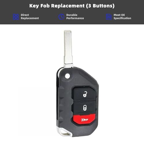 Clé Jeep Wrangler 2018-2022 télécommande pour vos sorties outdoor - 7