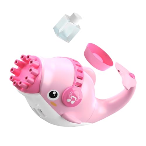 Toddmomy Lance-Bulles Dauphin Jouet pour Garçon Fille sans Piles pour Centaines de Bulles