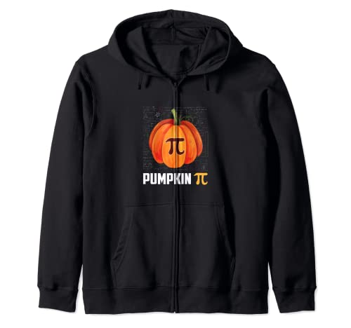 Calabaza Pi Divertidas Matemáticas Calabaza Pi Día de Acción de Gracias Sudadera con Capucha