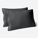 Bare Home Microfiber Pillow Cases - Standard/Queen Size Set of 2 - Cooling Pillowcases - Double Brus