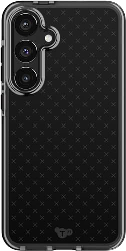 Coque Samsung S24+ tech21 Evo Check finition noir fumé