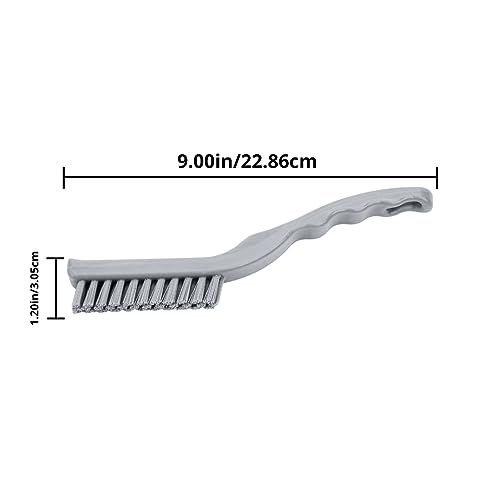 Image of SPARTA Detail Brush Grout Brush, Crevice Brush with Hanging Hole for Bathroom, Kitchens, Countertop, Plastic, 9 Inches, Purple