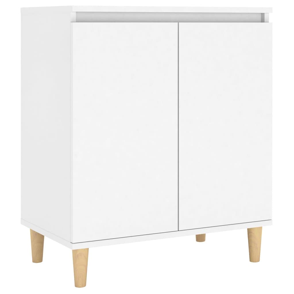vidaXL Madera Maciza Aparador Patas 60x35x70cm Vestíbulo Recibidor Multicolor