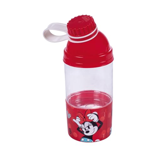 Garrafinha Minnie com Compartimento - 360ml Plasútil