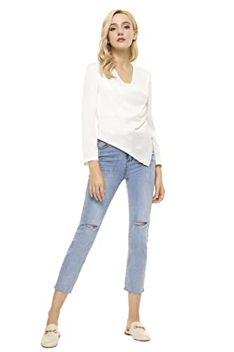 Minorsu Buckle Mules For Women Round Toe Backless Flat Mules Slides Mules Shoes Ladies Slip-On Loafers #TOP5