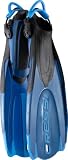 CRESSI Maui Fins - Pinne Regolabili Unisex destinate a Immersioni, Snorkeling, Nuoto, Training Acque Libere e Piscina, Blu/Azzurro, M/L (41/44 EU)