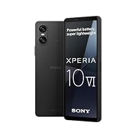 Sony Xperia 10 VI - 6.1 Inch 21:9 Wide OLED - Three optical focal lengths - Lightweight - Android 14 - SIM free - 128GB storage - IP65/68 rating - Dual SIM hybrid 1-36 months warranty - Black