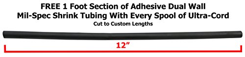 New On Amazon - 100Ft. Tough-Grid 5,000Lb Ultra-Cord 3/16" - 15X Stronger Than Steel & It Floats! For Boating, Camping & Towing - Free Shrink Tube - 100% "Uhmwpe - 100Ft. - Red #TOP4