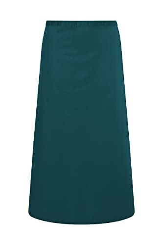 Karlowsky BBSS 1 PURE Bistroschürze BASIC, 65% Polyester/35% Baumwolle, Piniengrün, Einheitsgröße