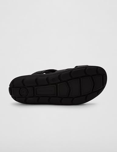 Image of Woodland Men Black Sandal