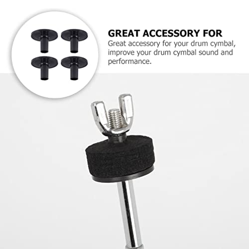 Holibanna 10Pcs Cymbal Substituição Acessórios Cymbal Stand Accessórios para Kit de Drum de Pratelei