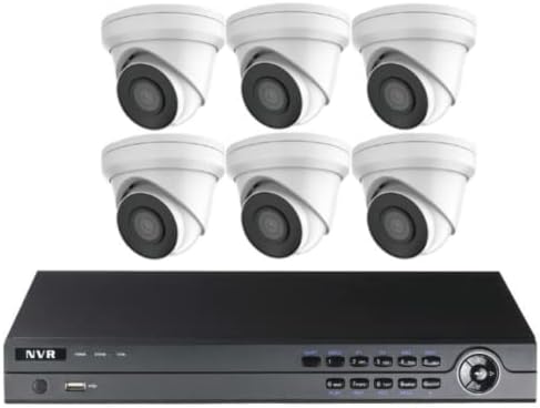 8Channel Includes Six 4MP Turrets Security Camera IP KIT (BCS224-XD/U)