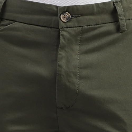 Image of Jack and Jini Men Casual Stretchable Cotton Pants | Chinos | Trousers (Regular Fit)