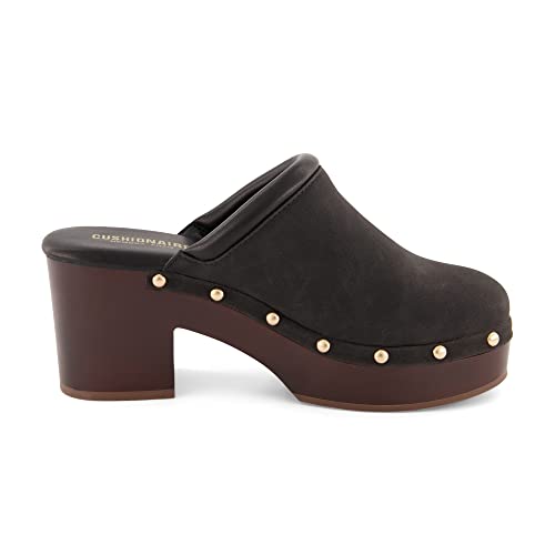 CUSHIONAIRE Women's Faux Wood Clogs #TOP27