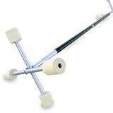 Trick Concepts Halo Fire Spinning Dragon Staff, Made with Kevlar Wicks (Regular)