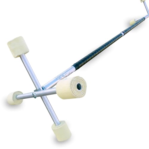 Trick Concepts Halo Fire Spinning Dragon Staff, Made with Kevlar Wicks (Regular)