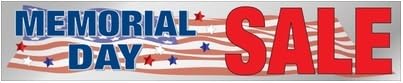 B90MRL Memorial Day Sale Patriotic Seasonal & Holiday Indoor Outdoor Banners Furniture & Retail...