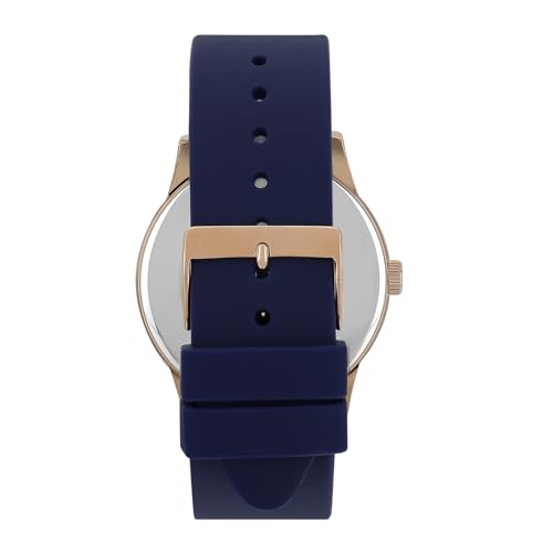 Image of Guess Round 43mm Blue Dial Analog Men Watch - U1409G4M